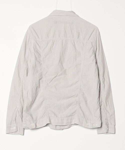 「SHIPS GENERAL SUPPLY」 長袖シャツ - グレー メンズ_画像2