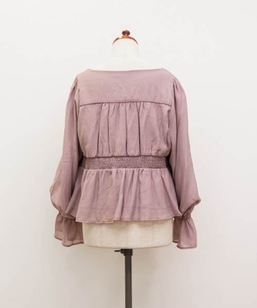 「CLETTE」 長袖シャツ 4L ブラック レディース_画像2