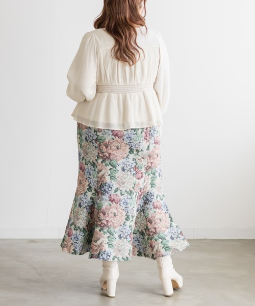 「CLETTE」 長袖シャツ 4L ブラック レディース_画像8