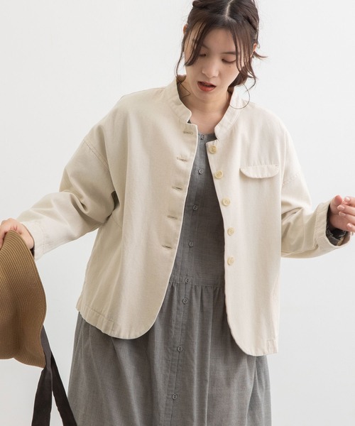 「POU DOU DOU」 ジャケット M ベージュ レディース_画像5