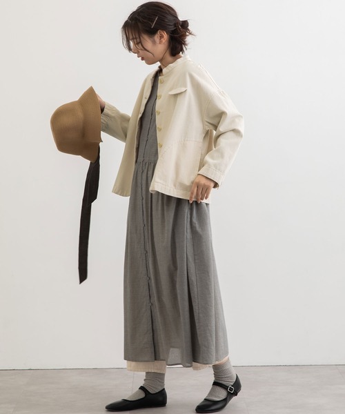 「POU DOU DOU」 ジャケット M ベージュ レディース_画像8