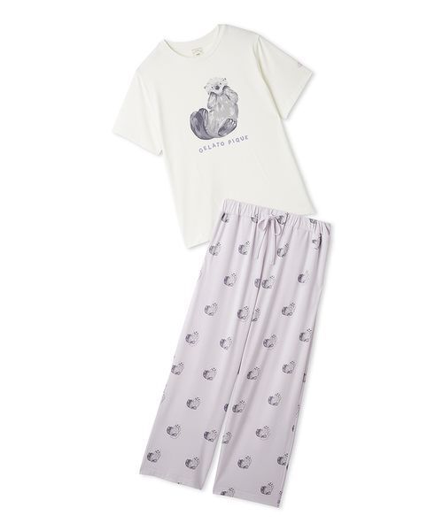 PETIT BATEAU（プチバトー） パジャマ ルームウェア ハートプリント