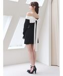 ワンピース サイドビジューレースアップオフショ...の詳細画像2
