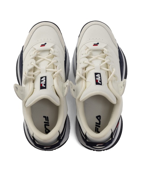 「FILA」 ローカットスニーカー 25.0cm ブラック レディース_画像2