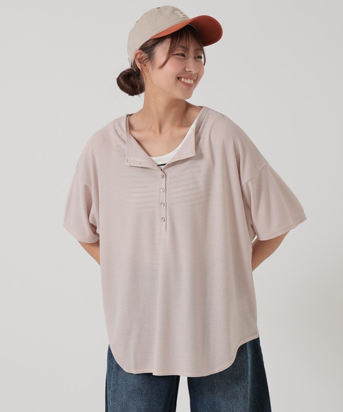 ハートマーケット（HEART MARKET） tシャツ 半袖 ヘンリーヘムテール