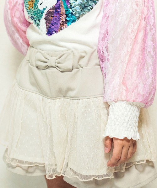 「SKAPE」 「KIDS」キュロット 110cm ベージュ キッズ_画像3
