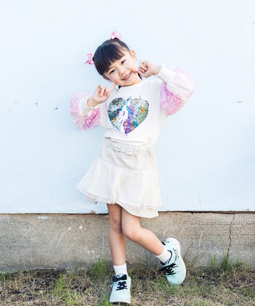 「SKAPE」 「KIDS」キュロット 110cm ベージュ キッズ_画像6