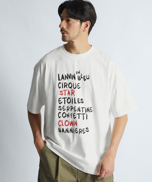 tシャツ “CIRQUE D’ HIVER” ハンドライティングロゴ Tシャツ メンズ