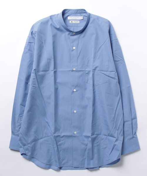 「THOMAS MASON」 長袖シャツ LARGE ロイヤルブルー メンズ_画像7