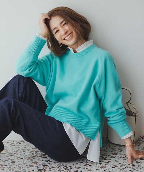「UNFILO」 デニムパンツ SMALL ブルー レディース_画像3