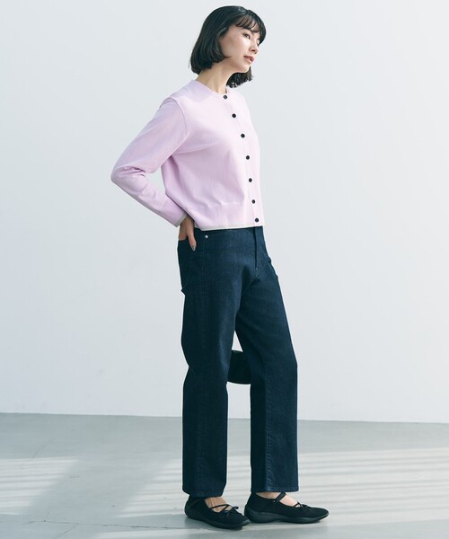 「UNFILO」 デニムパンツ SMALL ブルー レディース_画像8