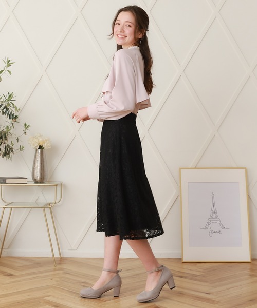 「ASTORIA ODIER」 長袖ブラウス SMALL ネイビー レディース_画像9