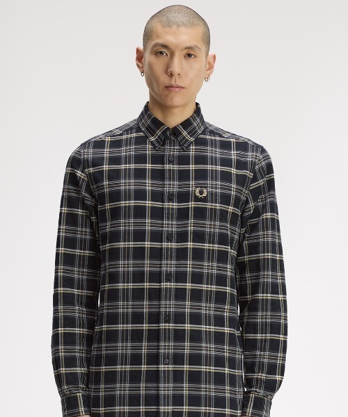 FRED PERRY（フレッドペリー） シャツ Champagne Tartan Shirt