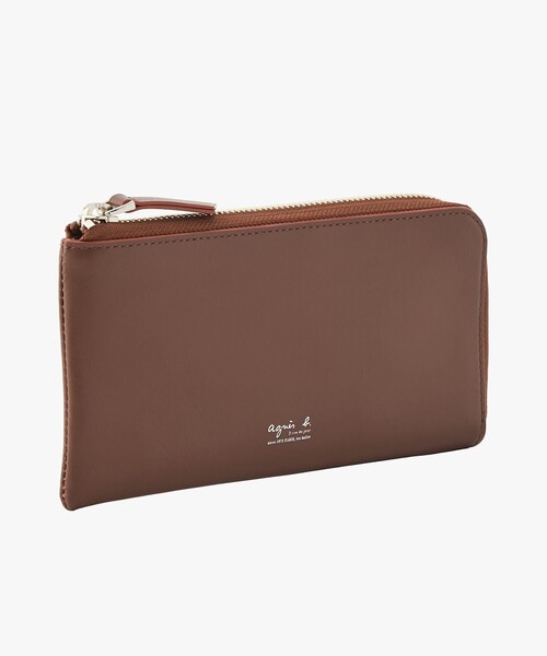 agnes b.（アニエスベー） 長財布 財布 レザー ラウンドジップ ロング