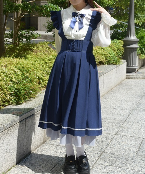 axes femme（アクシーズ ファム） スカート フリルサス付スカート