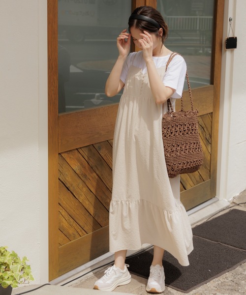 flower（ファッション） かごバッグ カゴバッグ ソフトクロシェ