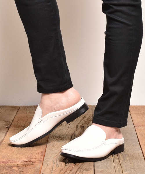 スリッポン An By Lucius アン バイ ルシウス ローヒール ヴァンプローファー ミュール サンダル Zozotown Yahoo 店 通販 Yahoo ショッピング