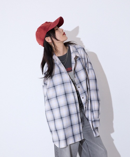 ブラウス シャツ アソートチェックシャツLS/157636 レディース JEANASIS ブラウス シャツ アソートチェックシャツLS/157636