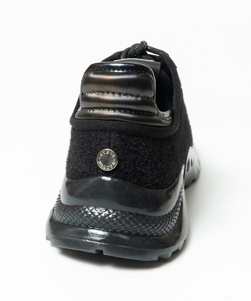華やか★SteveMadden★METER 厚底ニットスニーカー クリスタル付 STEVE MADDEN スニーカー クリアソールニットスニーカー/STEVE