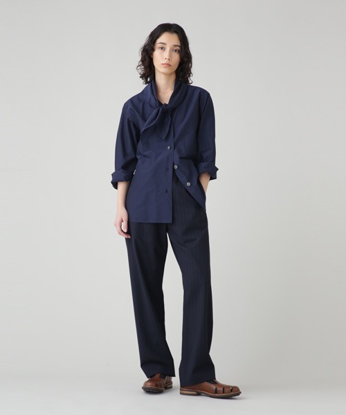 パンツ WOOL PINSTRIPE ファッション レディースファッション ボトムス、パンツ Q3741355103(24024円)