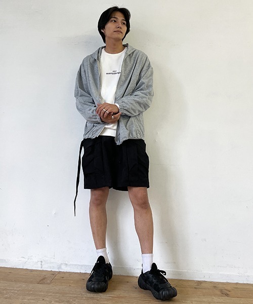 B'day /ビーデーワイドルーズシルエットミリタリーカーゴパンツ B'day ジーンズ 「 / ビーデー 」ワイドルーズシルエット