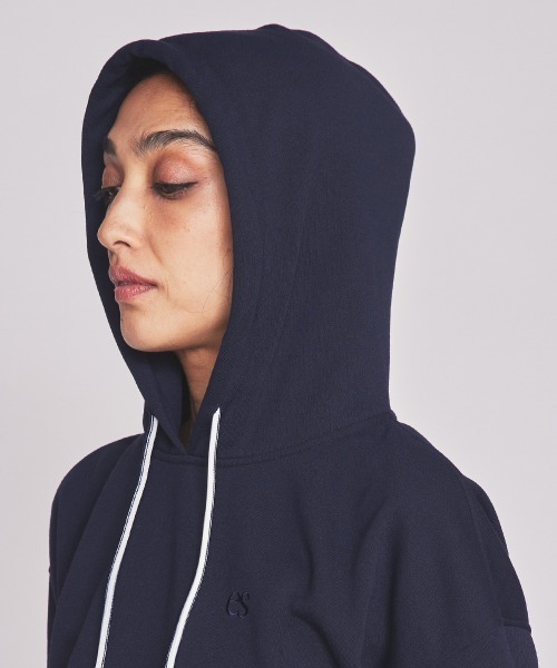 ESSENTIAL（DOUBLE STANDARD CLOTHING） パーカー 裏毛プリーツ