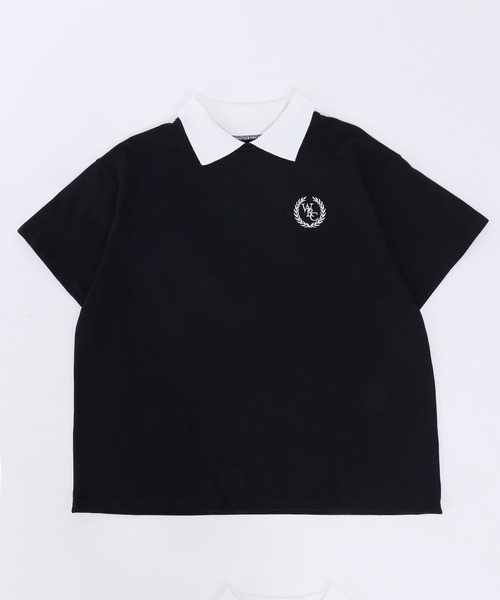 tシャツ ＰＲＥＵＶＥロゴT レディース tシャツ Tシャツ 襟付きカレッジロゴTシャツ レディース