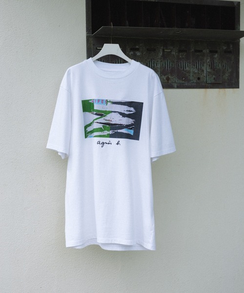agnes b. tシャツ 「agnes pour ADAM ET ROPE'」PHOTO TEE