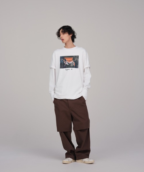 agnes b. pour ADAM ET ROPE 】PHOTO TEE | アダムエロペ(ADAM