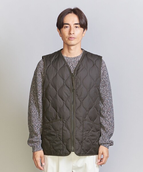 TAION（タイオン） ダウンジャケット ダウン ミリタリー Vネック