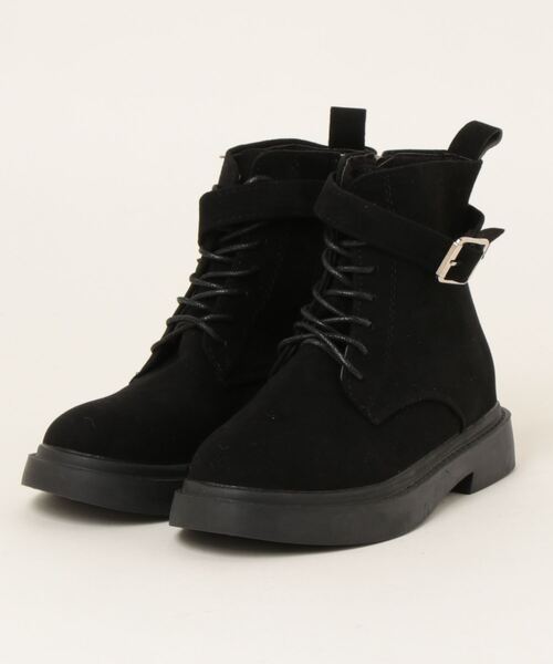 ブラックスエード ワークブーツ レースアップ セール】 スウェードレースアップブーツ （ブーツ（ロング丈