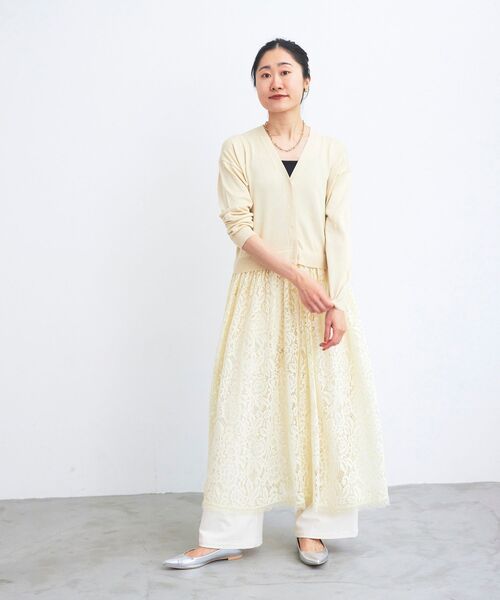 TORRAZZO DONNA 黒 ファー付きニットカーディガン TORRAZZO DONNA/トラッツォドンナ】ニット（6255-392）｜Liesse