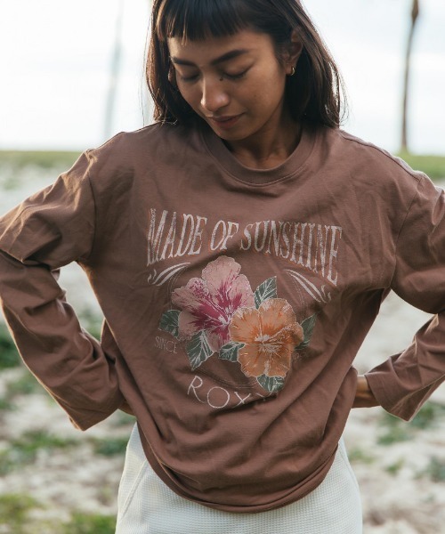 ROXY（ロキシー） tシャツ HONEY BUN/ロキシーハイビスカス
