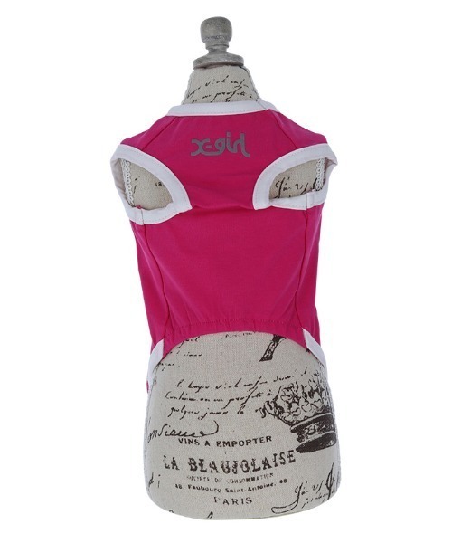 X-girl（エックスガール） 犬 服 X-girl/ミルズロゴリンガータンク