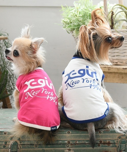 X-girl（エックスガール） 犬 服 X-girl/ミルズロゴリンガータンク