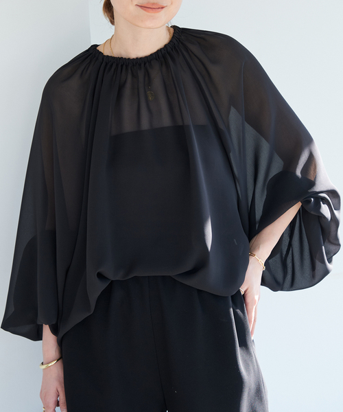Deuxieme Classe（ドゥーズィエムクラス） ブラウス シャツ Sheer