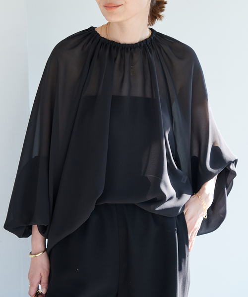 Deuxieme Classe Sheer ブラウス Sheer ブラウス（シャツ/ブラウス）｜Deuxieme Classe