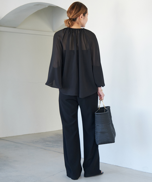 Deuxieme Classe（ドゥーズィエムクラス） ブラウス シャツ Sheer