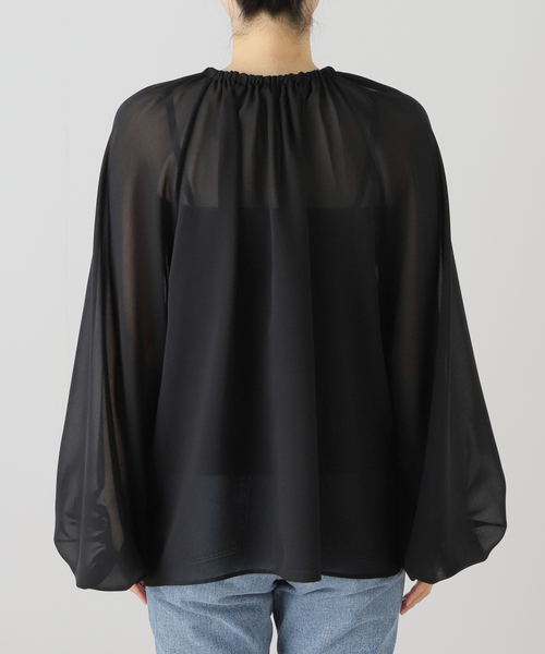 Deuxieme Classe シャツ ブラウス Sheer レディース : ZOZOTOWN