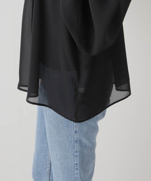 Deuxieme Classe Sheer ブラウス Sheer ブラウス（シャツ/ブラウス）｜Deuxieme Classe