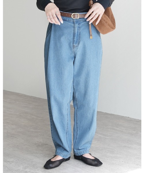 【新品タグ付き】RE/DONE 米国製　レディースデニムパンツ　SIZE２５ reca（レカ） ジーンズ デニム デニムパンツ リラックスタックデニム