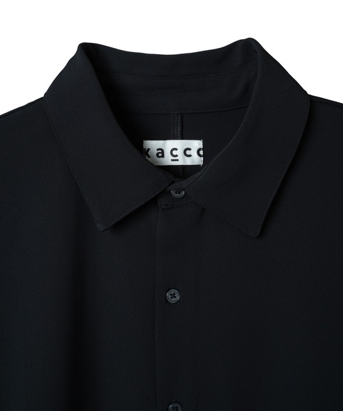 KACCO シャツ 半袖 「ユニセックスアイテム」DRAPE DOLMAN SLEEVE BIG