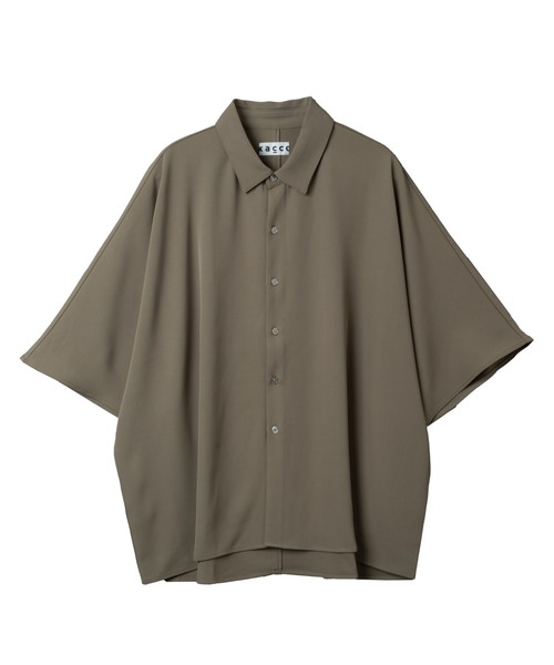 シャツ ブラウス メンズ DRAPE DOLMAN SLEEVE BIG SHIRTS  / とろみビックシルエットドルマンシャツ｜zozo｜15