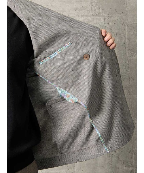 [新品タグ付]Perfect suitfactoryスーツセットアップ リネン混 MARLANE社】TRANS CONTINENTS リネン混グレンチェックスーツ