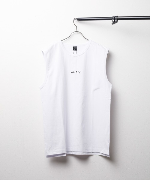 NO WAY tシャツ /刺繍デザイン/ノースリーブシャツ メンズ レディース 