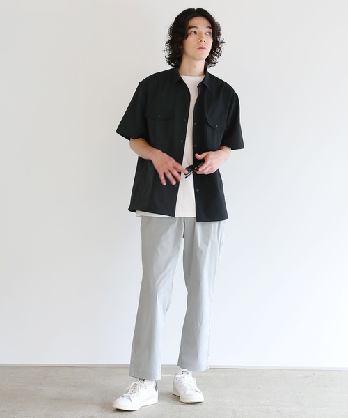 【新品未使用タグ付き】【値段交渉承ります】メンズパンツ　切りっぱなし LIL VENDARS パンツ 接触冷感ラクかるイージーパンツ メンズ