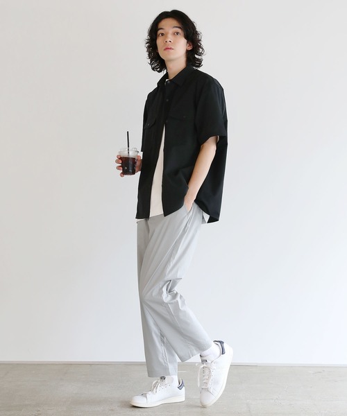 SENSELFリボン　異素材　ホワイトパンツ SPIRALGIRL（スパイラルガール）の「スリットリボンパンツ（その他