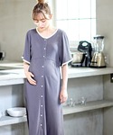マタニティパジャマ 授乳ブラ マタニティ テレ...の詳細画像1