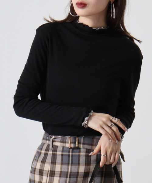 tシャツ BRODIAEA ハイネックメロウプルオーバー テンセル綿