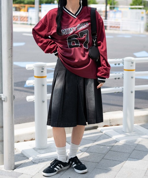WEGO（ウィゴー） トレーナー スウェット WEGO/ナンバリング切り替え